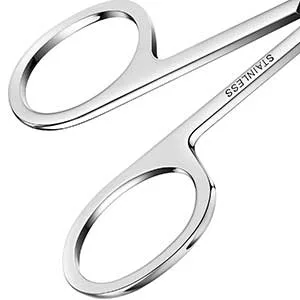 6-Pack Small Nose Hair Grooming Scissors Rounded Tip Sharp Manicure Scissors Beauty All Purpose for Men Women Beard Mustache Ear Hair Eyelashes Eyebrow Trimming - Small scissors