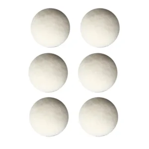 Wool Laundry Balls Drying Ball 6 Pcs Remove Odors Reduce Static Electricity Dehumidify High Density Good Tensile Performance for Home (5cm) - 1210230041112-2