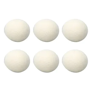 Wool Laundry Balls Drying Ball 6 Pcs Remove Odors Reduce Static Electricity Dehumidify High Density Good Tensile Performance for Home (5cm) - 1210230041112-2