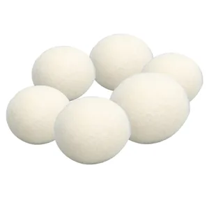Wool Laundry Balls Good Tensile Performance High Density Reduce Static Electricity 6 Pcs Drying Ball Adsorb Impurities Remove Odors for Home (5cm) - 1210230041112-3