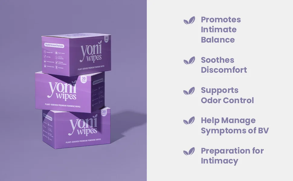 30 Count Biodegradable & Flushable Feminine Wipes pH-Balanced Aloe Vera & Vitamin E Individually Wrapped for Travel and On-the-Go Use - feminine wipes