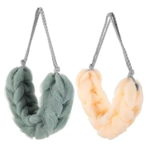 4 Pcs Bath Ball Bath Accessory Bathroom Body Scrubbers Body Scrubbers for Bathing Stretch Back Sponge Loofah Comfortable Esponja para Ba arse Bath Wipe Super Soft Pe Mesh Material - product information 5