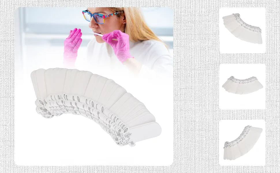 Perfume Test Strips White Disposable Sniff Aroma Testing Fragrance Blotter Strips for Essential Oil Aromatherapy 30 X 80mm 100pcs - 1413240014911-1