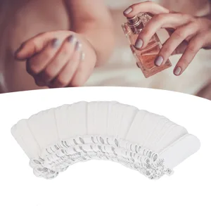 Perfume Test Strips White Disposable Sniff Aroma Testing Fragrance Blotter Strips for Essential Oil Aromatherapy 30 X 80mm 100pcs - 1413240014911-2