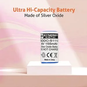 Synergy Digital Dog Collar Batteries Compatible with Perimeter PTPCC-200D Dog Collar (Silver Oxide 6V 155mAh) pack includes: 2 x SDDC-S1113 Batteries - product information 3
