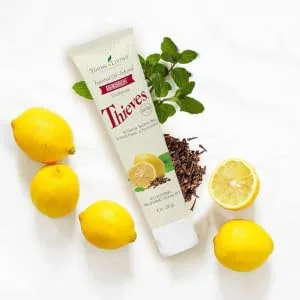 Thieves AromaBright Toothpaste by Young Living 4 Ounces 4 Ounce (Pack of 1) - AromaBright Toothpaste
