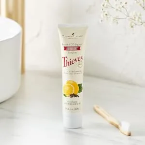 Thieves AromaBright Toothpaste by Young Living 4 Ounces 4 Ounce (Pack of 1) - AromaBright Toothpaste