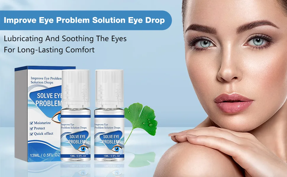 Myopia Reversal Eye Drops Improve Eye Problem Solution Drops Eye Brightening Drops Relieve Eye Fatigue Blurred Vision and Gentle Eye Protection Clear Eyesight (2Pcs) - Myopia Reversal Eye Drops