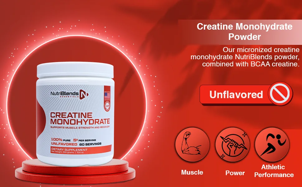 Worldwide Nutrition Bundle: NutriBlends Creatine Monohydrate Powder 100% Pure - Unflavored Vegan Keto Friendly - 300 Grams Optimum Micronized Creatine Powder and Multi-Purpose Key Chain - creatine monohydrate, creatine monohydrate powder, creatine powder, micronized creatine