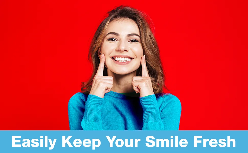 Tilcare UVC Retainer Case for Invisalign Dental Aligner with UV Light for Aligners Retainers Mouth Guard Whitening Trays - Remove Odors - This retainer case cleaner helps keep your smile fresh and clean.