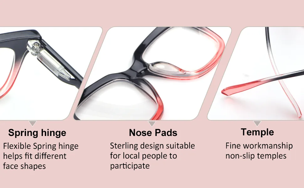 6 Pack Fashion Reading Glasses for Women Men Blue Light Blocking Oversized Square Readers with Spring Hinge 6 Pack Mix 1.25 x - describle shows
