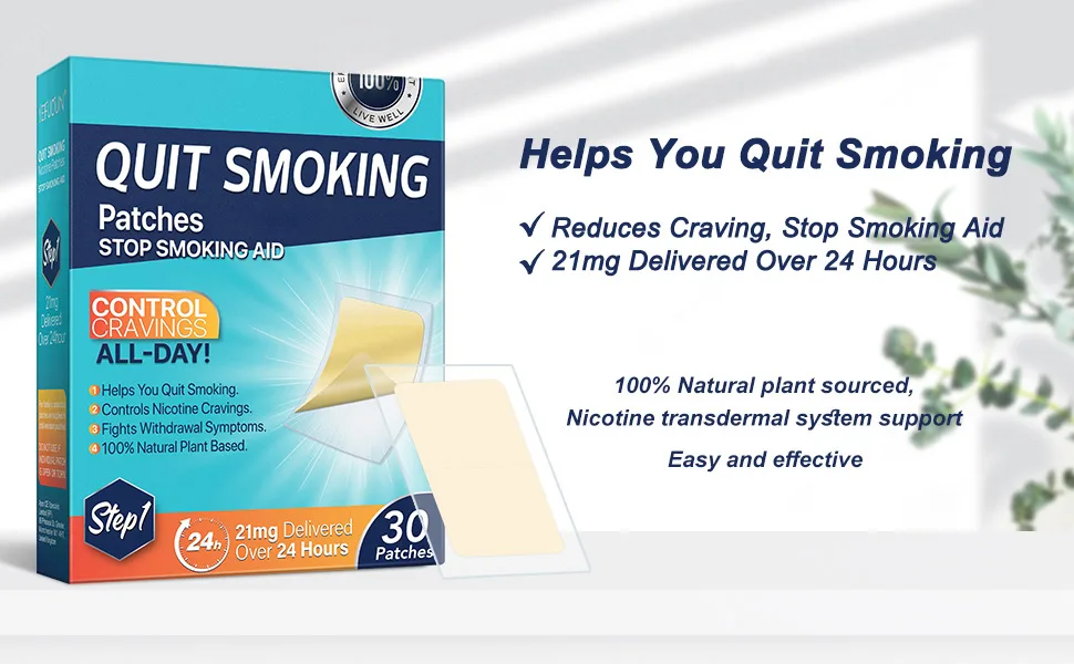 SDJUFE Step 3 Stop Aid 7 mg Step 3 Patches 30 Count - product information 1