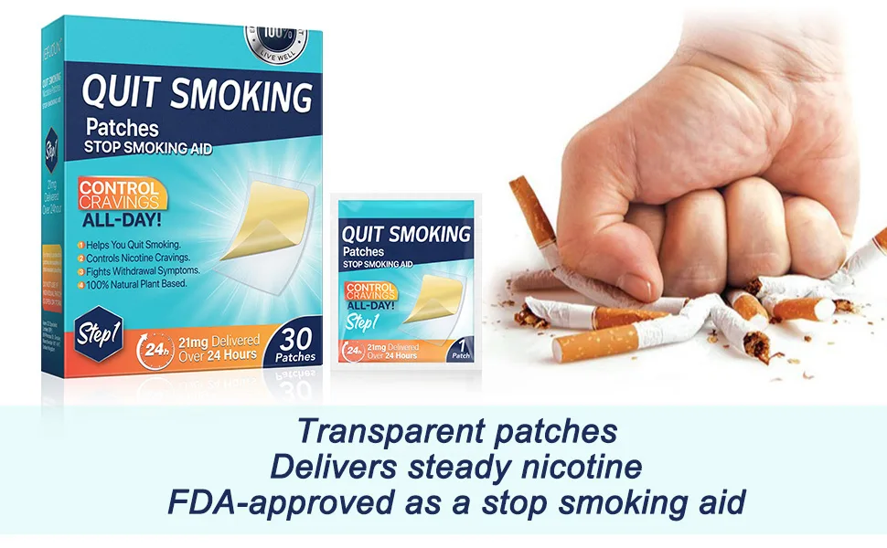 SDJUFE Step 3 Stop Aid 7 mg Step 3 Patches 30 Count - product information 4
