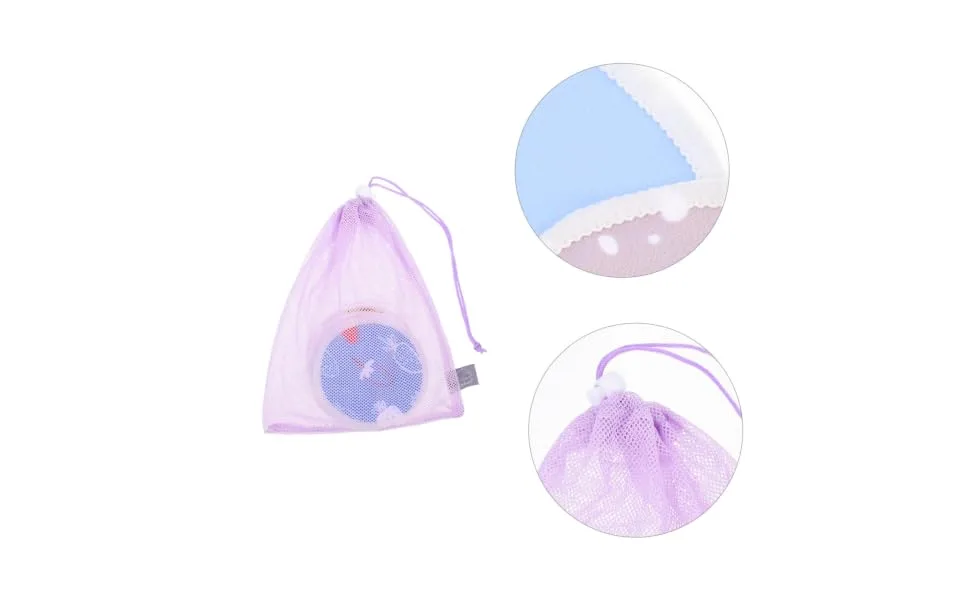 Wakauto 4 Sets Pad Boots Polyester Cotton Printed TPU Fabric Coated Mother Postpartum As Shown 03 X 4 Pieces 10X10CMx4pcs - product information 3