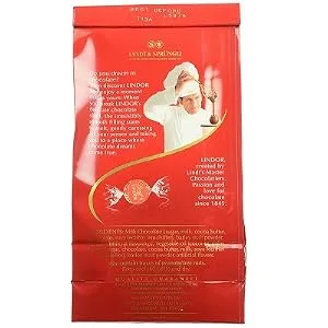 Lindt Lindor Truffle, Milk Chocolate, 5.1 oz - product information 2