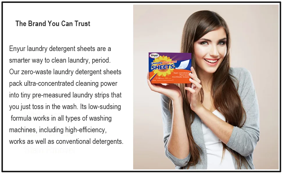 Laundry Detergent Sheets Plant Fomula Fresh Scent laundry detergent pods(200 Loads-100 sheets / 2 packs) 1 Count (Pack of 200) - 1333