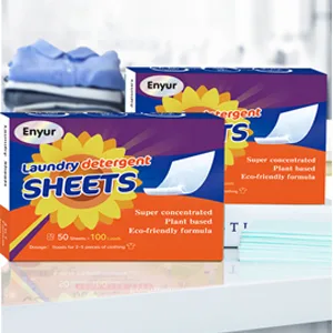 Laundry Detergent Sheets Plant Fomula Fresh Scent laundry detergent pods(200 Loads-100 sheets / 2 packs) 1 Count (Pack of 200) - 3001