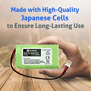 Synergy Digital Replacement Batteries Compatible with AE Energy AE602248P6H Replacement (Li-Ion 7.4V 600 mAh) Combo-Pack Includes: 2 x DC-33 Batteries - product information 4