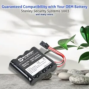 Synergy Digital Door Lock Batteries Compatible with Stanley Security Systems 1003 Door Lock (Alkaline 6V 2200 mAh) Combo-Pack Includes: 3 x DL-40 Batteries - product information 3