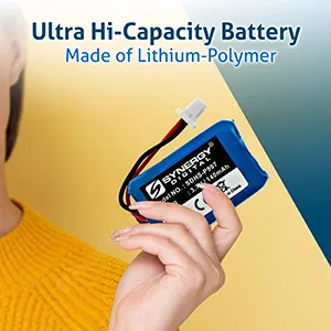 Synergy Digital Replacement Batteries Compatible with Plantronics 86180-01 Replacement (Li-Pol 3.7V 140 mAh) pack includes: 5 x SDHS-P907 Batteries - product information 3