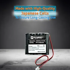 Synergy Digital Personal Care Batteries Compatible with GP GPRHORW01018 Personal Care (Alkaline 6V 2700mAh) Pack Includes: 4 x SDOTH-A15190 Batteries - product information 5