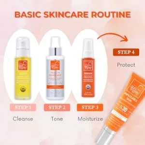 Suntegrity Vanish - Organic Cleansing Oil Makeup/Sunscreen Remover (2 oz) 2 Fl Oz (Pack of 1) - Suntegrity Basic Skincare Routine