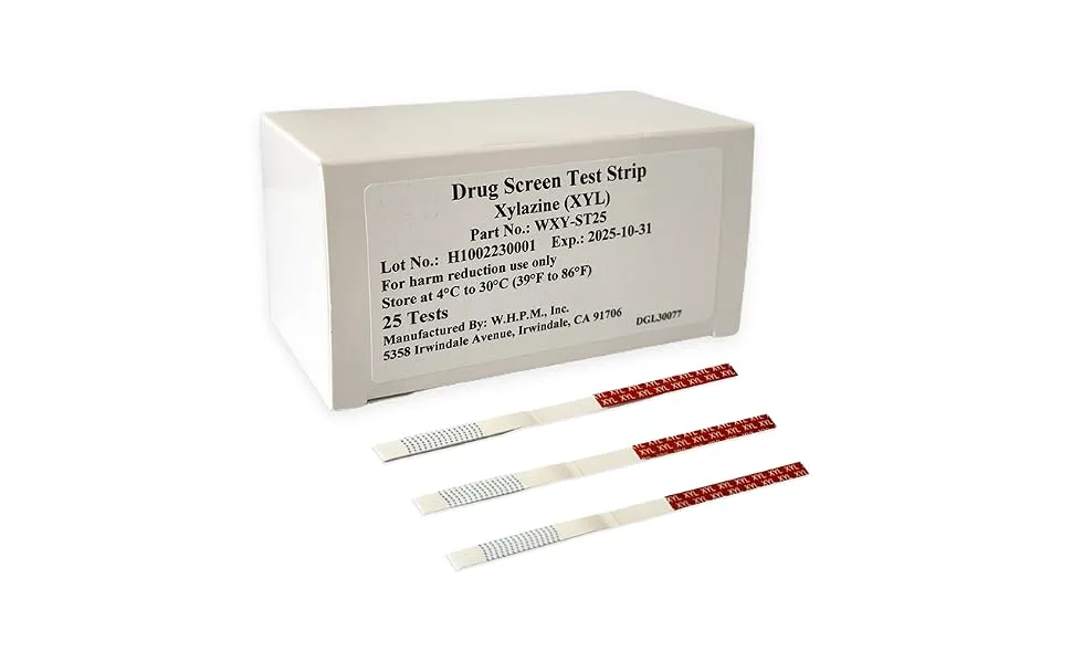 Xylazine Test Strips (25 Pack) - Test Pills Powders & Liquids for Xylazine | Fast Sensitive & Accurate - strips