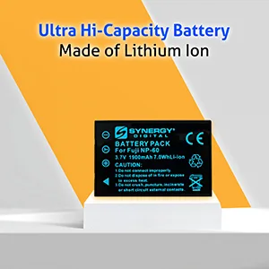 Synergy Digital Remote Control Batteries Compatible with Universal Battery MX-980 Remote Control (Li-ion 3.7V 1900 mAh) pack includes: 10 x SDNP60 Batteries - product information 3