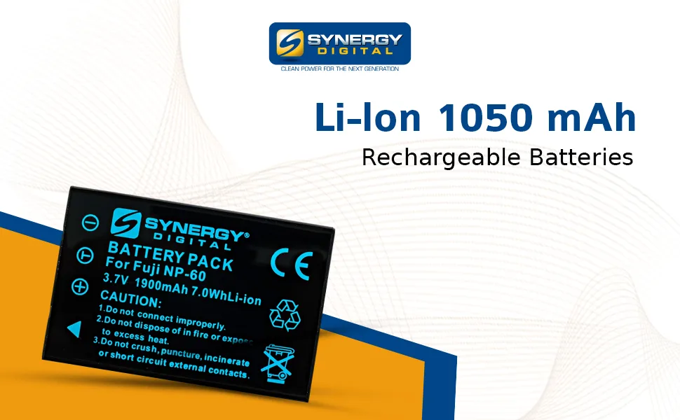 Synergy Digital Remote Control Batteries Compatible with Universal Battery MX-980 Remote Control (Li-ion 3.7V 1900 mAh) pack includes: 10 x SDNP60 Batteries - SDNP60