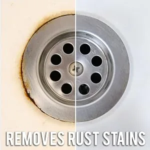 Lime-A-Way Bathroom Cleaner, 32 fl oz Bottle, Removes Lime Calcium Rust - removes rust stains
