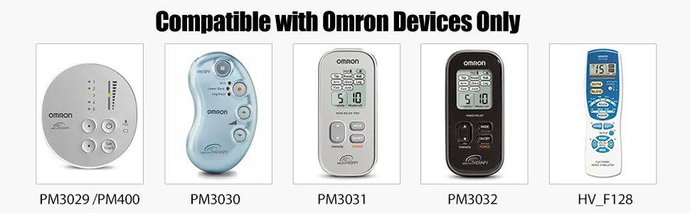 LotFancy Tens Unit Pads Compatible with Omron TENS Units 10PCS Electrode Pads (3.75 x 2.5 ) Medium Size 3.75x2.5 Inch (Pack of 10) - Ormon Tens unit pads