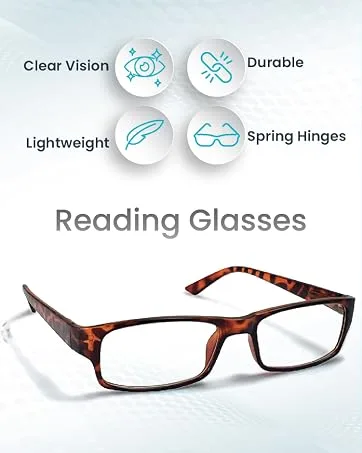 Boost Eyewear Blue Light Blocking Reading Glasses 4 Pack Assorted Colors Assorted 1.75 x - Reading Glasses