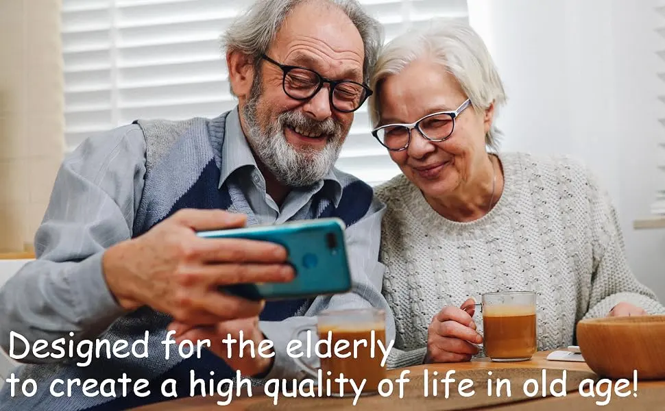 Half Frame Reading Glasses - Half Moon Readers with Spring Hinge for Women Men (2 PCS in Pouch) 2.50 (Gray black) 2.5 x - Designed for the elderly, to create a high quality of life in old age!
