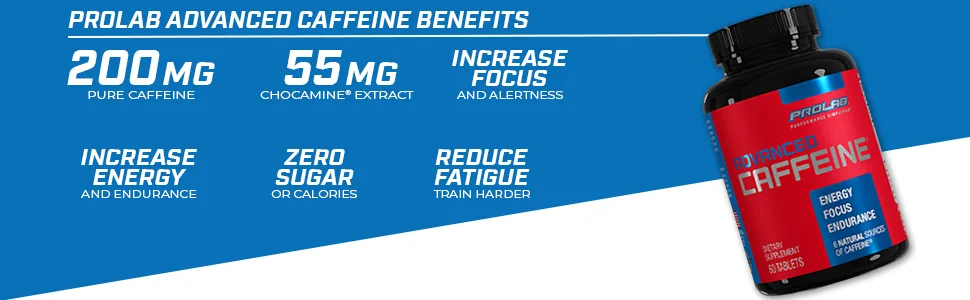 ProLab Advanced Caffeine Tablets 60-Count 60 Count (Pack of 1) - product information 4
