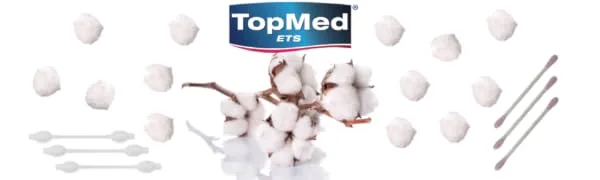Top Med Cotton Wool Pleat 100G Pure Cotton. 1 Count - product information 1