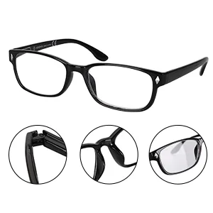 K KENZHOU Reading Glasses 5-Pack Spring Hinge Readers for Women Men Anti Glare Filter Lightweight Eyeglasses+2.5 - product information 5