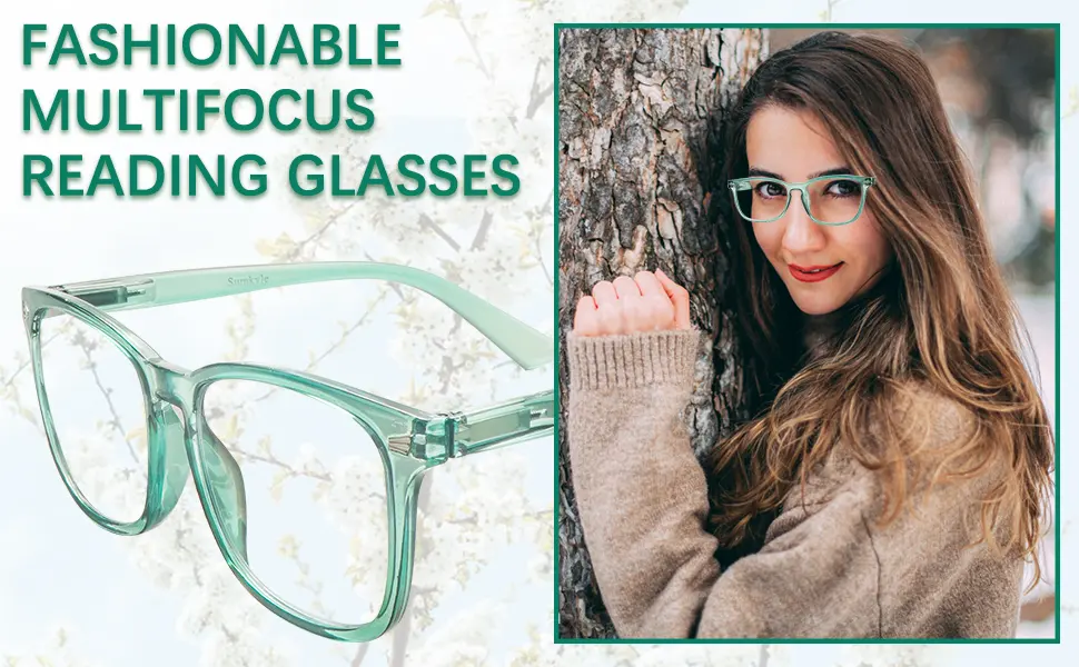3 Pack Progressive Multifocal Reading Glasses for Women Men Blue Light Blocking Computer Glasses Spring Hinge Readers(3 Mix C3 1.50) 3 Mix C3 1.5 x - Progressive Multifocal Reading Glasses for Women