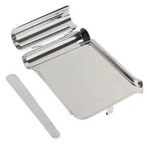 Stainless Steel Pill Counting Tray and Spatula - tray image