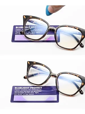 ZUVGEES 2 Pack Womens Cute Oversized Cat Eye Blue Light Blocking Reading Glasses Computer Readers Black+transparent 1.25 x - A3-1