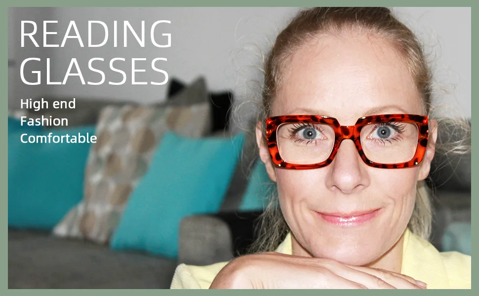 READING GLASSES 4 pack Ladies Stylish Oversized Square Trend Setters Readers for Women (Black) 4 Black 2.75 x - oversized readers for women