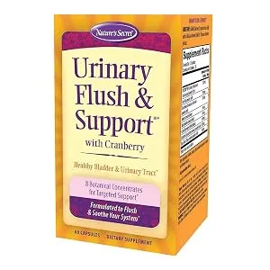 Nature's Secret Urinary Flush & Support 60 Capsules (Pack of 2) - urinary flush and support
