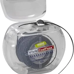Dental Floss Easy slides Between Teeth Without Shredding 4 meters Mint Flavored SlydeFloss by Vivid (Pack of 72) - floss