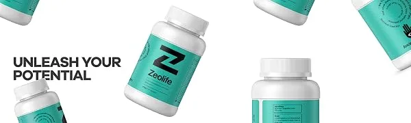 Zeolite-Activated 1 Gram per capsule Micronized Clinoptilolite 96% Purity. Ultra FINE includes 3 bottles. - product information 1