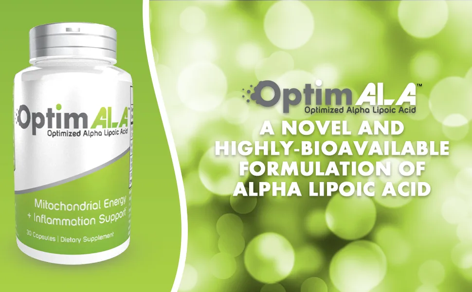 OptimALA Capsules | Optimized Alpha Lipoic Acid Capsules | 60 Count 1 Count (Pack of 60) - optim-ala, alpha lipoic acid capsules, ala supplment alpha lipoic acid supplement, nootropics