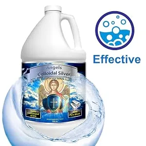 Colloidal Silver Immune Support 10 PPM Nano Liquid (128 fl oz) 128 Fl Oz (Pack of 1) - effective