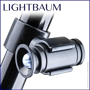 LightBaum- Adjustable LED Flashlight for Crutches, Canes, & Walkers, Helps Prevent Falls During Dark Hours, Perfect Illumination Allows Users to See at Night (Universal Tube Mount) - product information 2