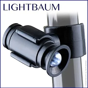 LightBaum- Adjustable LED Flashlight for Crutches, Canes, & Walkers, Helps Prevent Falls During Dark Hours, Perfect Illumination Allows Users to See at Night (Universal Tube Mount) - product information 3