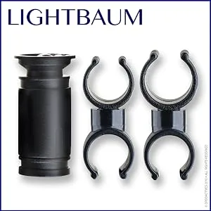 LightBaum- Adjustable LED Flashlight for Crutches, Canes, & Walkers, Helps Prevent Falls During Dark Hours, Perfect Illumination Allows Users to See at Night (Universal Tube Mount) - product information 4