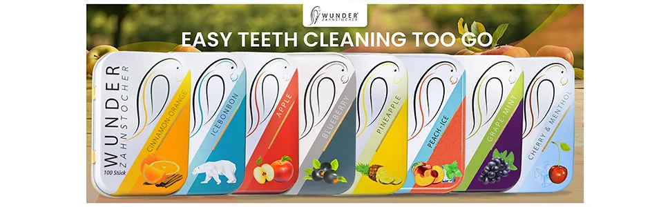 Wonder Toothpick - Flavored Toothpicks - Juicy pack - 300 Infused Toothpicks with Natural Flavors - Fresh Breath On-the-Go - product information 6