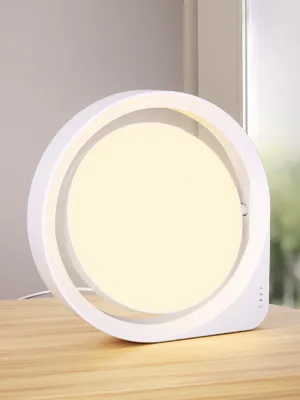 Light Therapy Lamp, MediAcous UV-Free 11000Lux Therapy Light, Happy Lamp with 4 Brightness Levels & Color Temperature & Timer, Daylight Lamp with Memory Function for Home/Office/Decoration - TL06